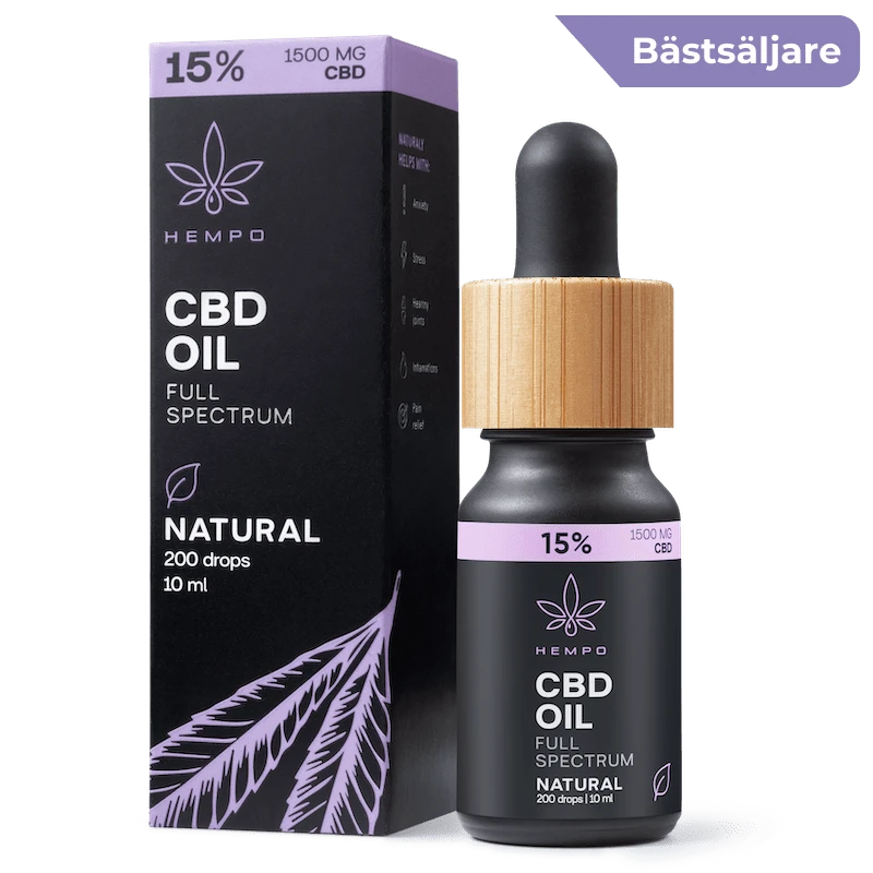 Bästa CBD olja Hempo 15%
