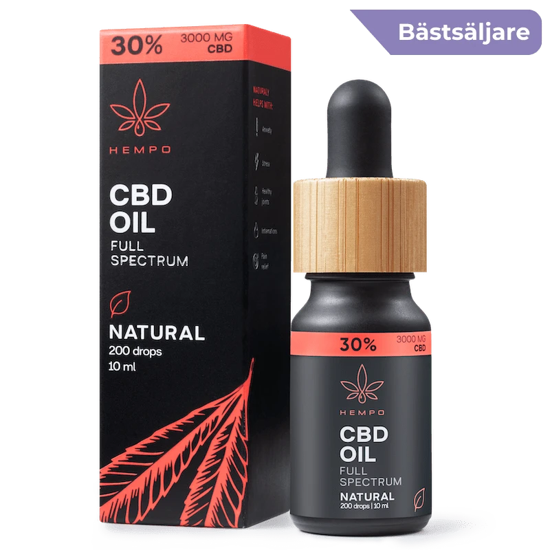 Starkaste CBD oljan Hempo 30%