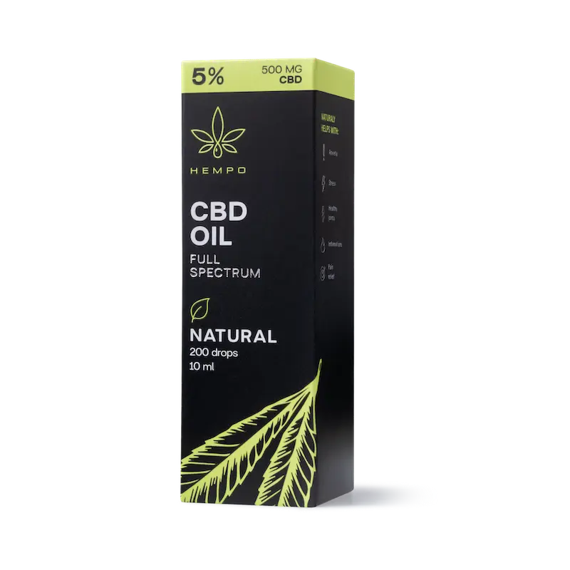 CBD olja för nybörjare 5% Hempo i Sverige