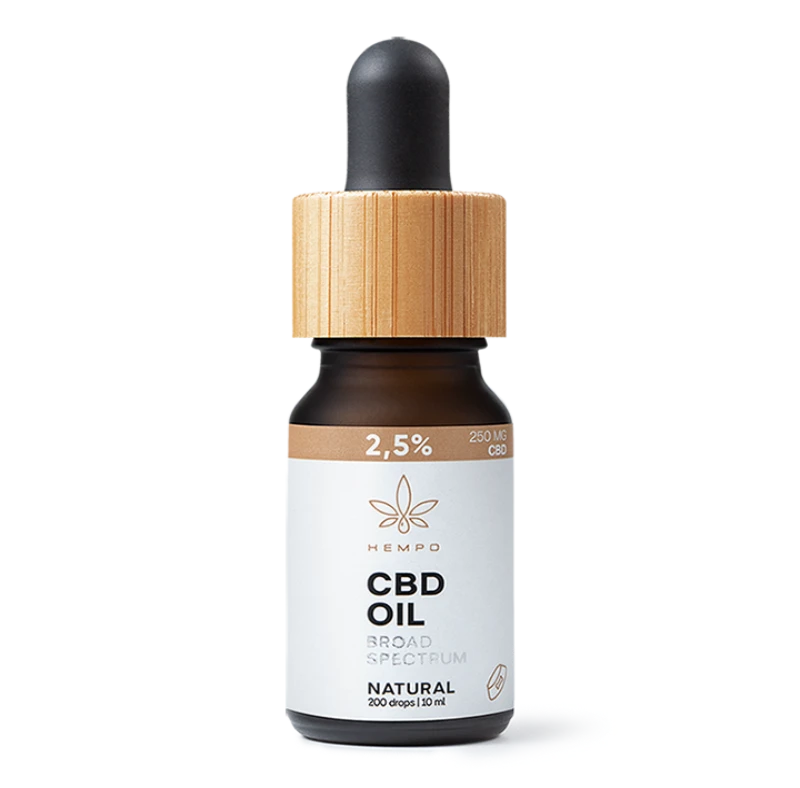 CBD olja för husdjur Hempo 2,5%