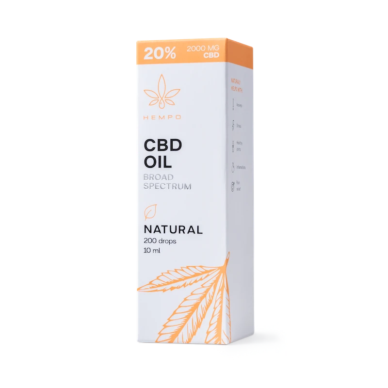 Brett spektrum CBD utan THC i Sverige 2000 mg
